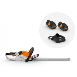 Tosasiepi a batteria STIHL HSA 40 + 2 x AS 2 + AL 1